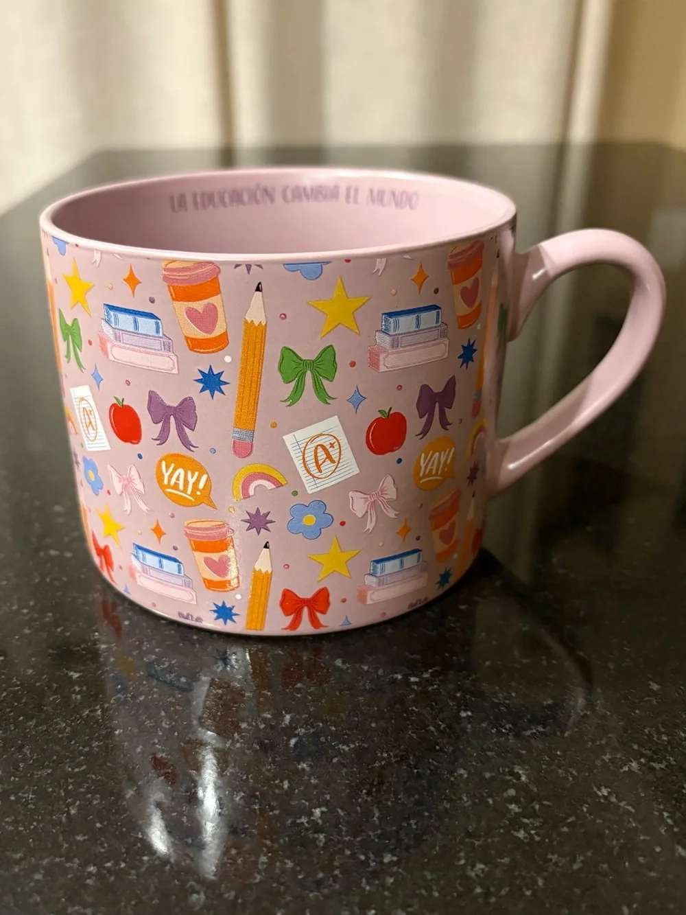 Teacher Purple School-Themed Mug - BRAND NEW WITH TAGS